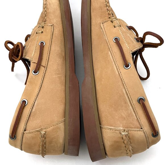ALLEN EDMONDS Force 10 Suede Deck Boat Shoes Tan main image 7